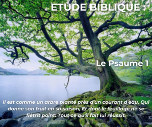 Lire la suite à propos de l’article Etude biblique du 4 septembre 2024