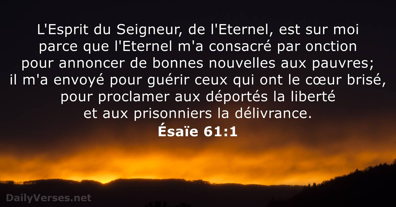 Lire la suite à propos de l’article Etude biblique du 11 juin 2025