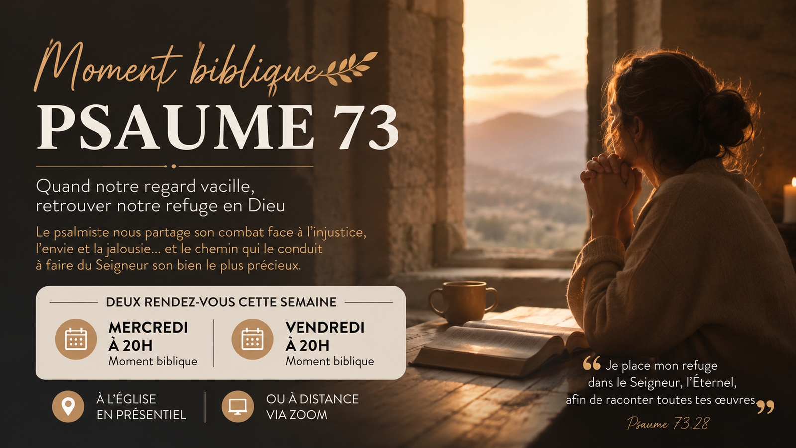 You are currently viewing Psaume 73 : retrouver notre refuge en Dieu